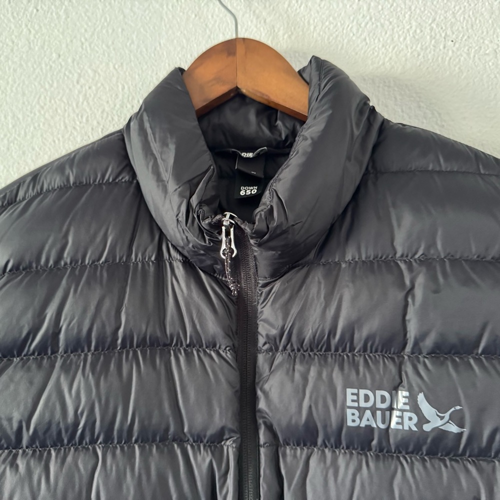 Eddie Bauer CirrusLite Down Puffer Vest NEW Black Outdoor Gorpcore XL Athleisure - Picture 4 of 12